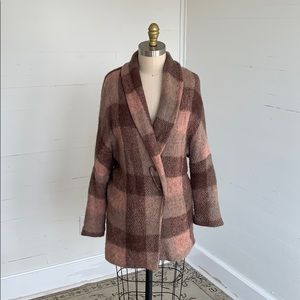 Anthropologie Mohair Sweater Coat